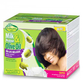 Sofn Free Milk & Olive No-Lye Relaxer Kit - Super Sofn Free Milk & Olive No-Lye Relaxer Kit - Super